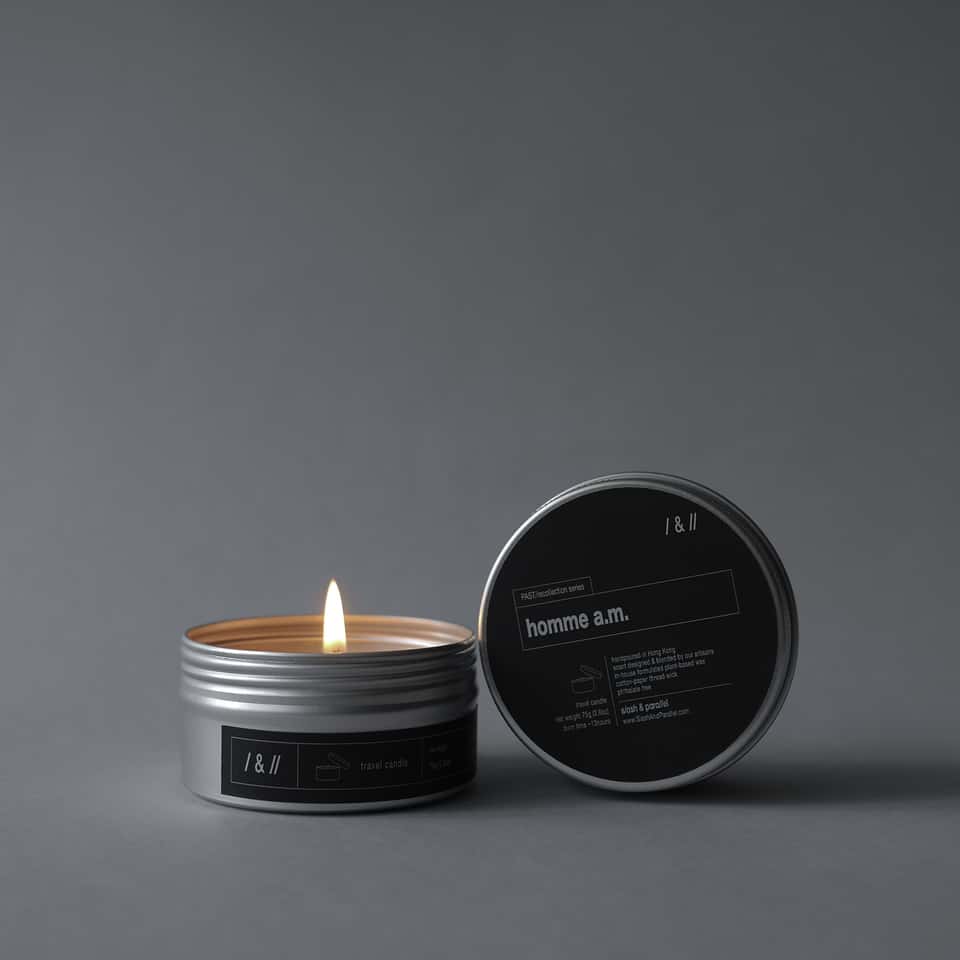 Homme a.m. - travel candle 75g image