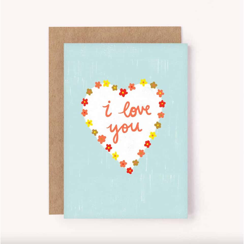 I Love You Greeting Card - Love Anniversary Valentine's Day image