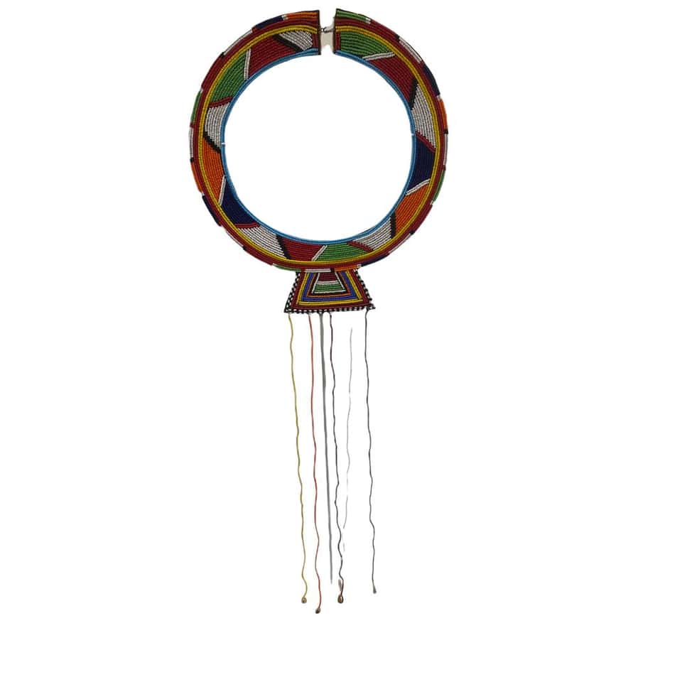 Kenya Masai Beaded Necklace - (L04) image