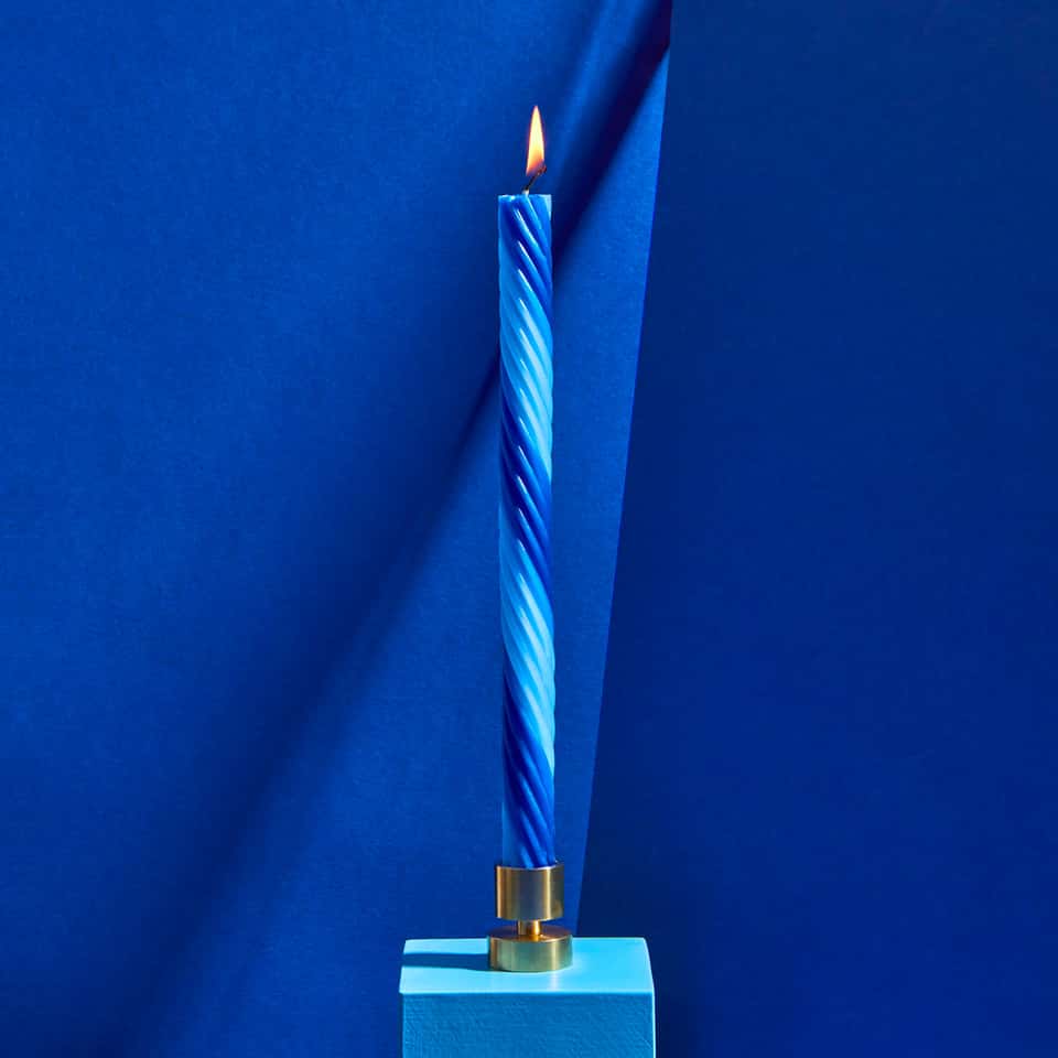 Rope Candles - Blue (2 pack) image