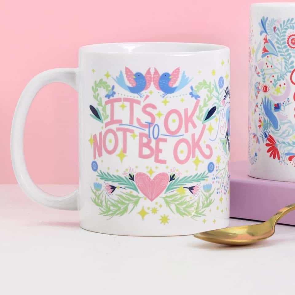 It's OK Mug | Motivational Coffee Mug | Self Care Gift image