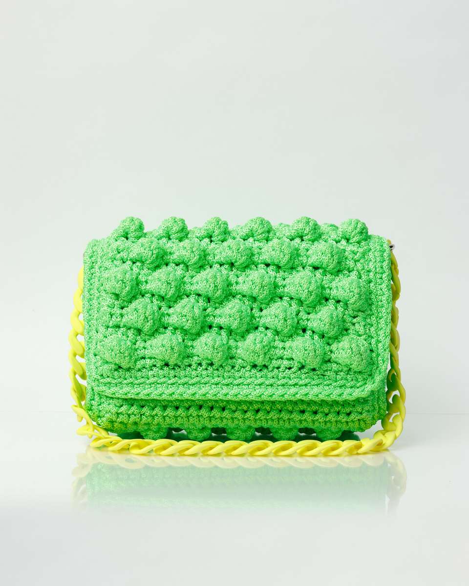 Ossian Lime Green Shoulder Bag image