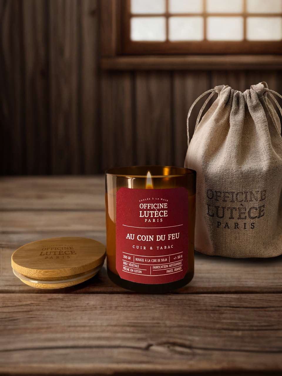 “Au Coin du Feu” Scented Candle - Leather & Tobacco 圖片