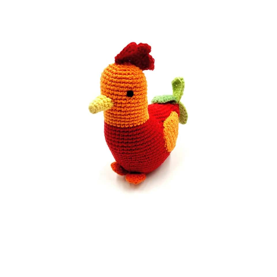 Rooster Rattle-Red image