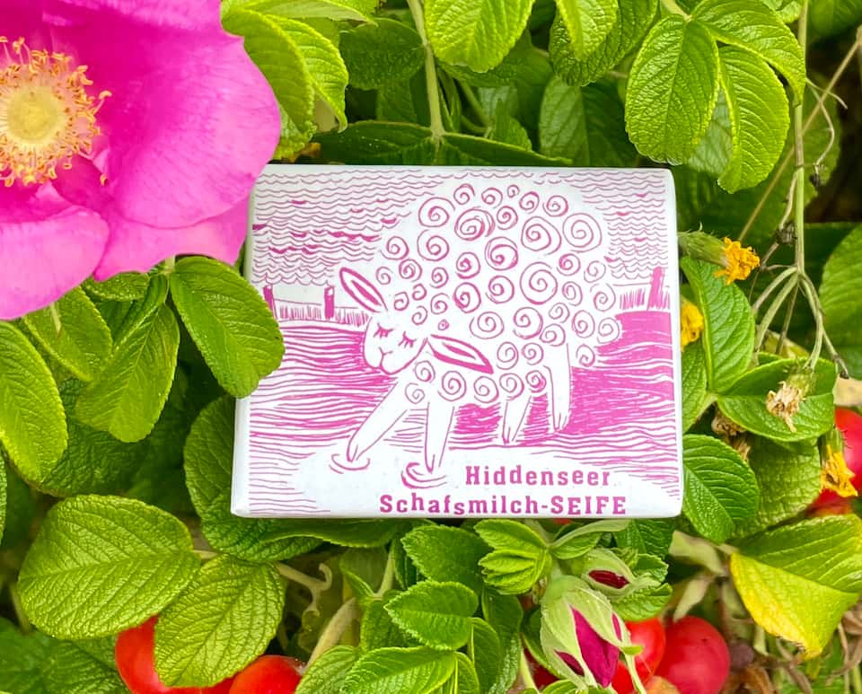 Handcrafted Sheep's Milk & Rose soap image
