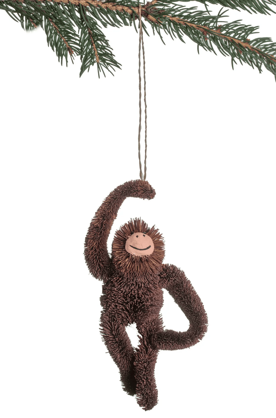 Bottle Brush Orangutan Ornament image