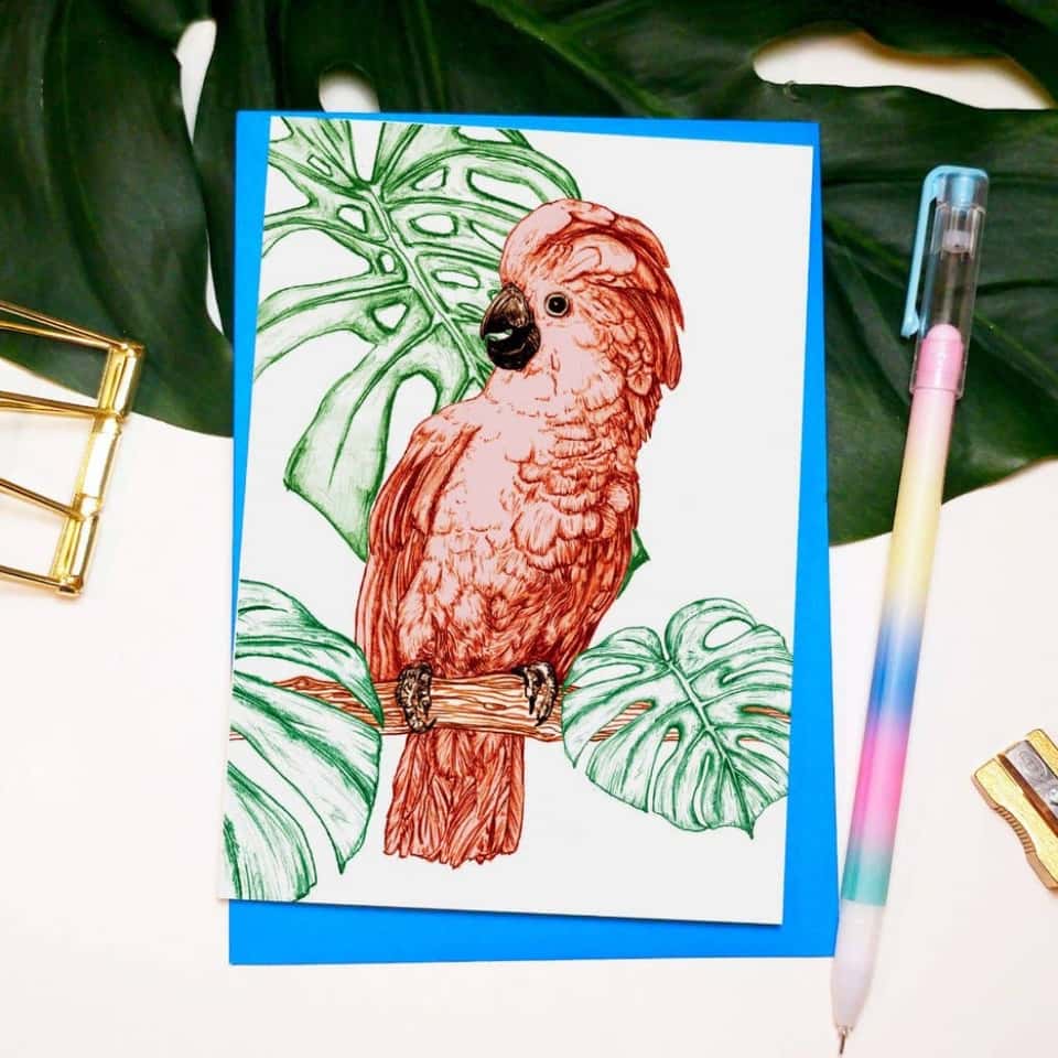 Cockatoo Greeting Card image