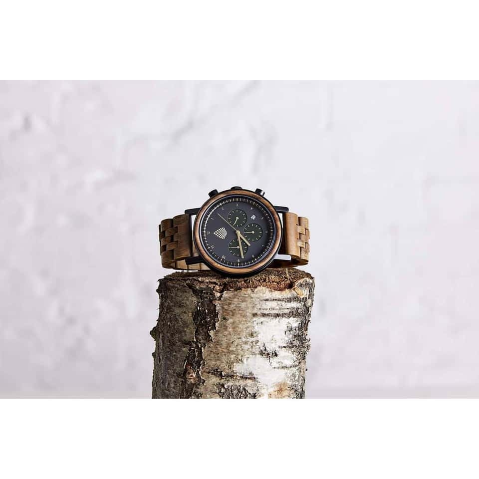 The Cedar - Handmade Recycled Wood Wristwatch image