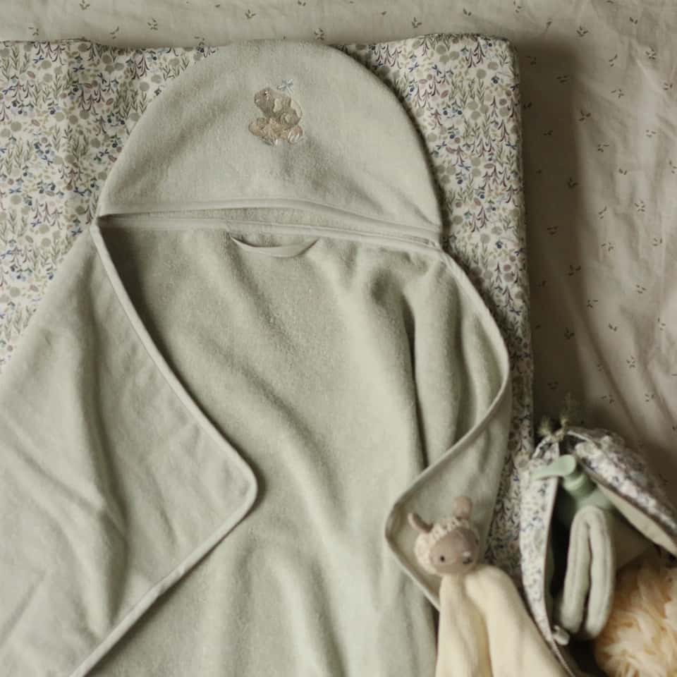 Hooded Towel Junior - Frog 圖片
