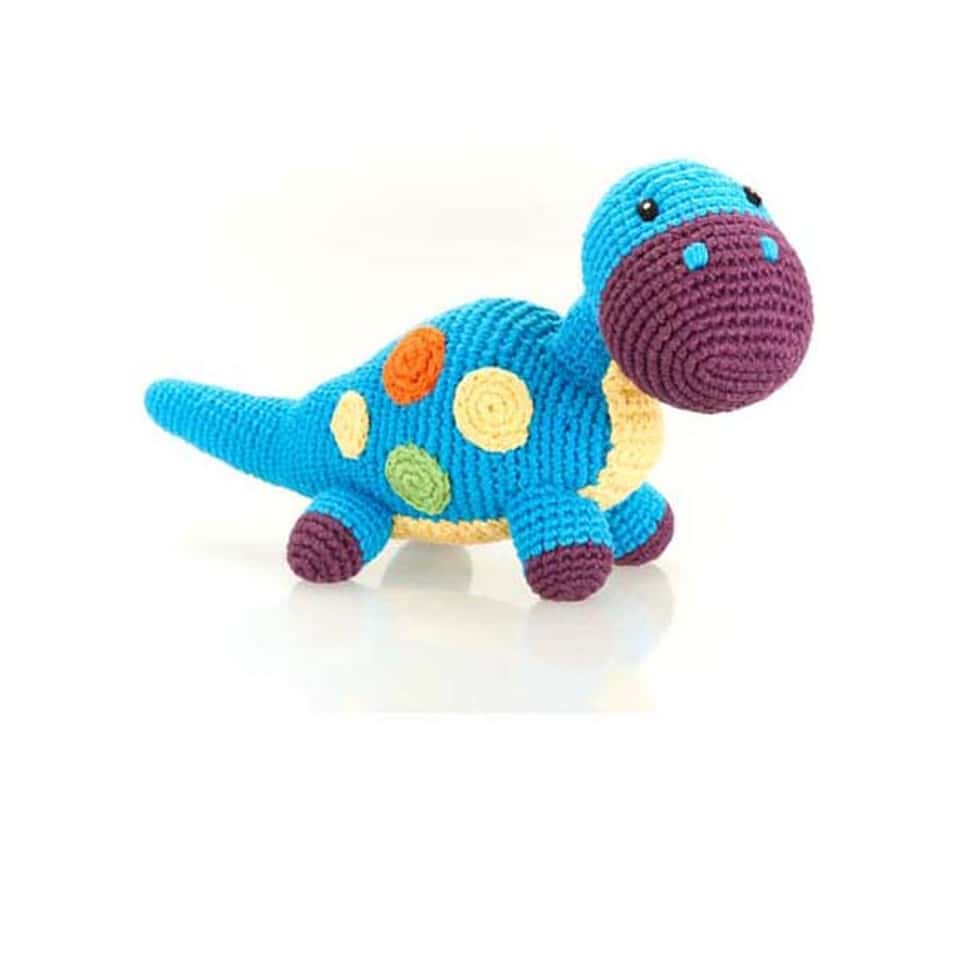 Dinosaur Rattle - Dippi - Blue image
