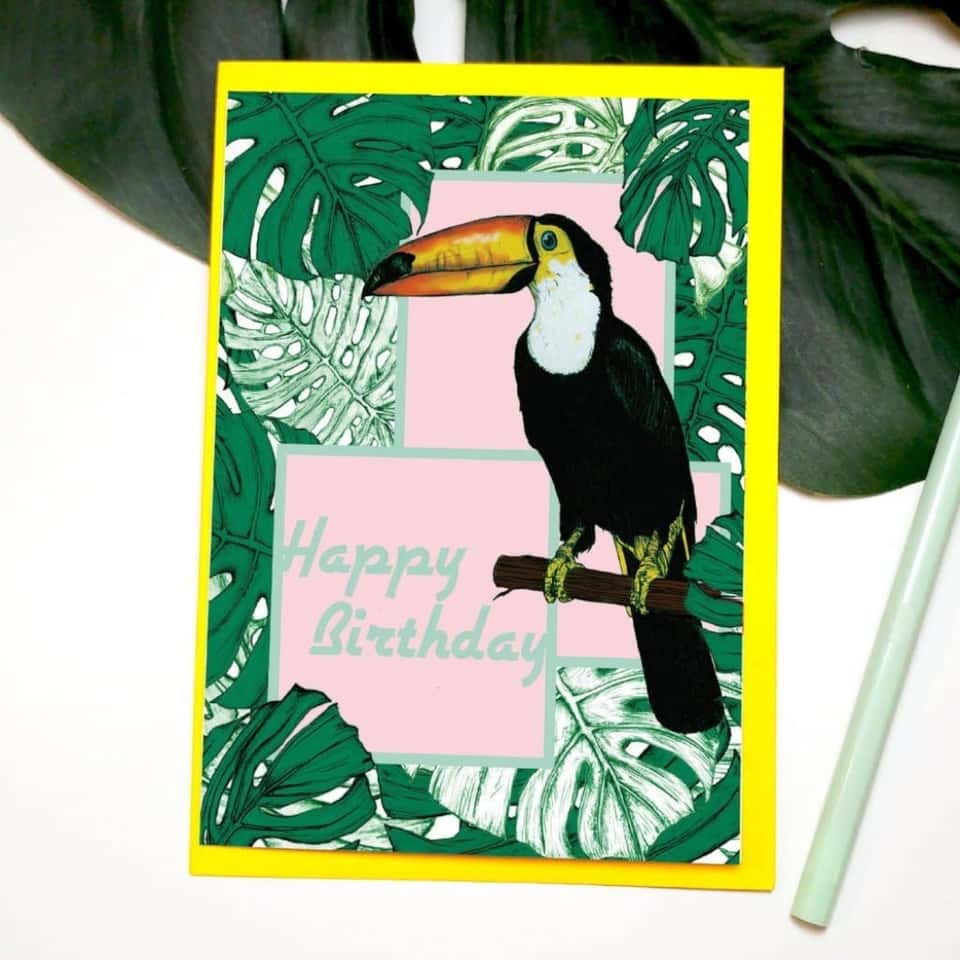 Happy Birthday Toucan Greeting Card image
