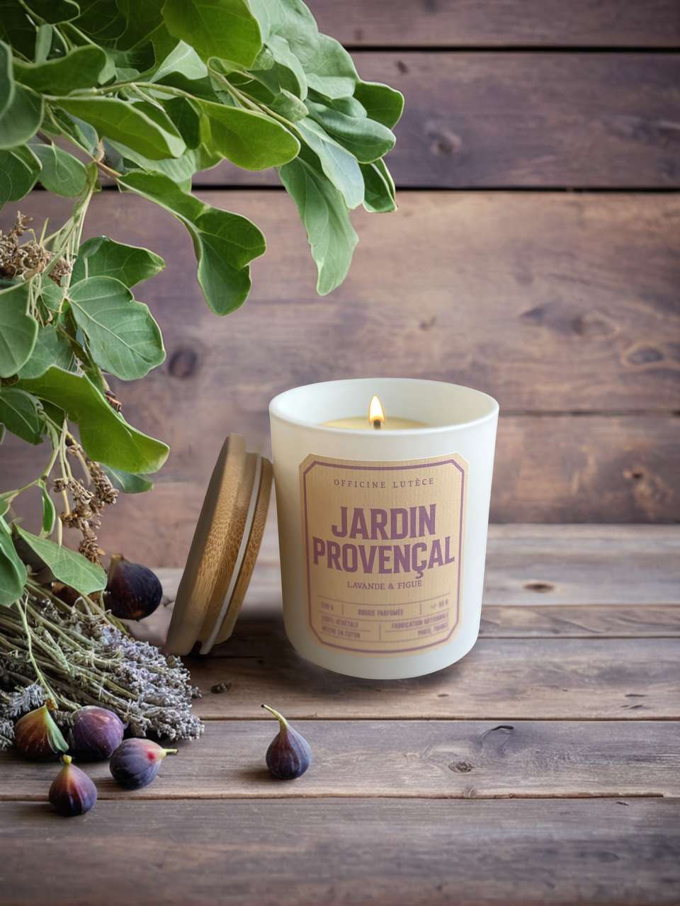 Provençal Garden Scented Candle - Lavender & Fig image