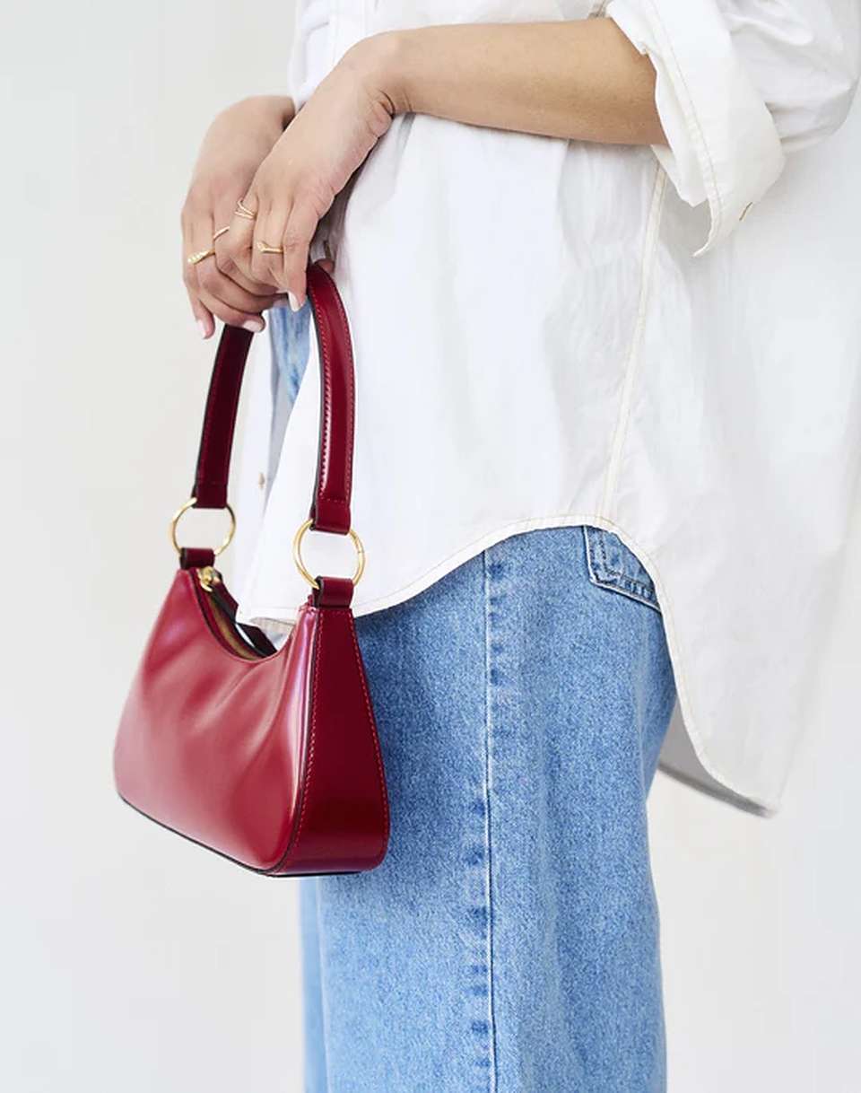 The Mini Shoulder Bag - Glazed Red image