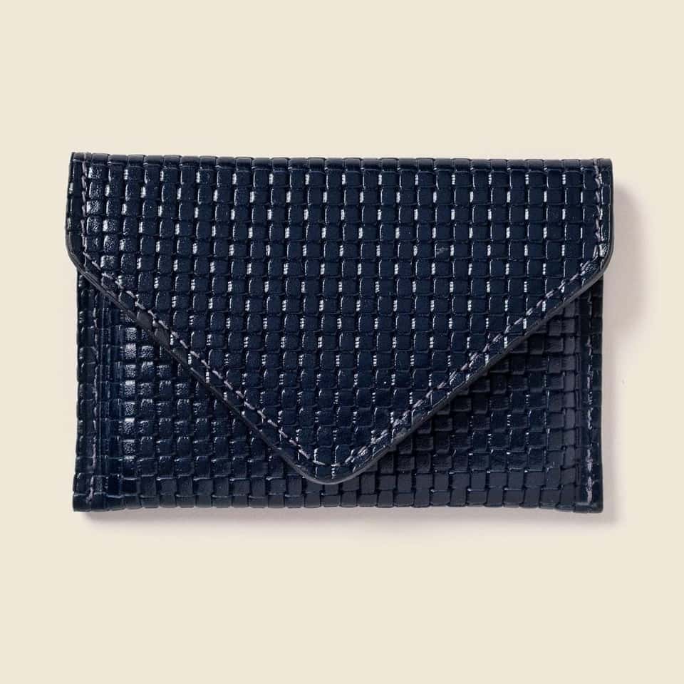 Mini Envelope Wallet With Rfid Protection - Navy Limited Edi image