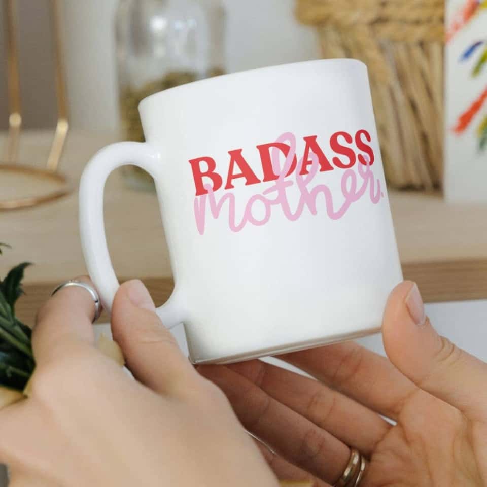 Badass Mother Mug | Coffee Mug | Gift For Mum | Mother's Day image