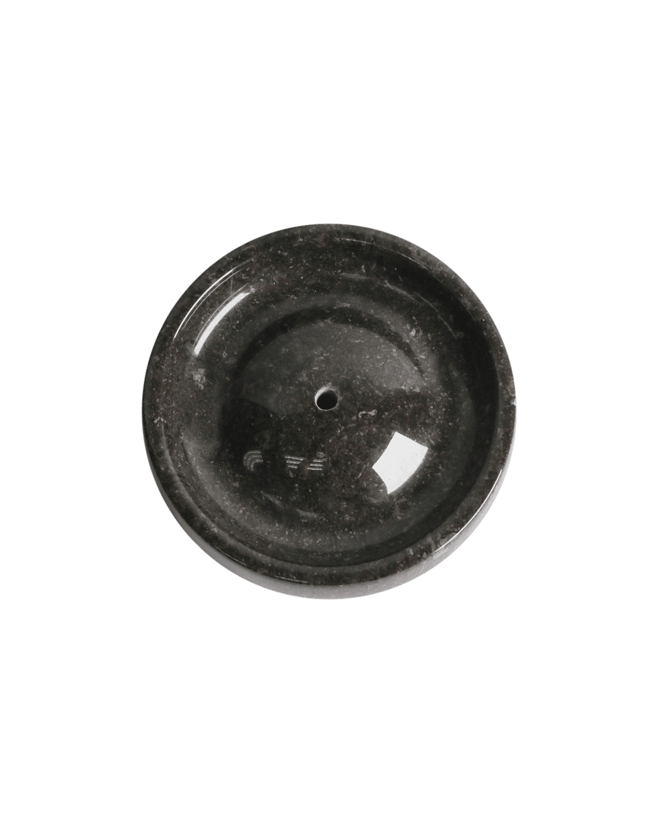Ebb Incense Holder (Black Marble) image