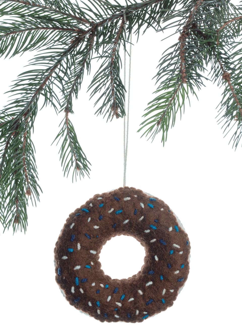 Chocolate Donut Ornament image