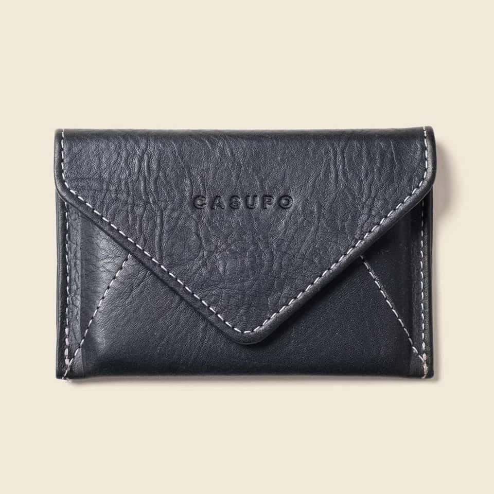 Mini Envelope Wallet - Black image