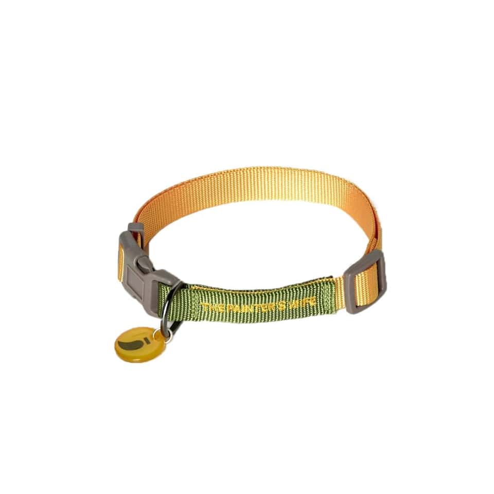 Sonia Collar - Yellow And Forest Green image
