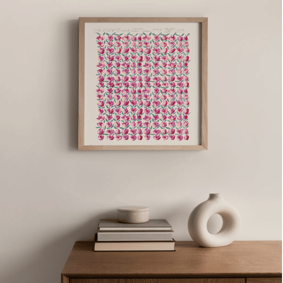 Tulip Kisses Print - A2 image